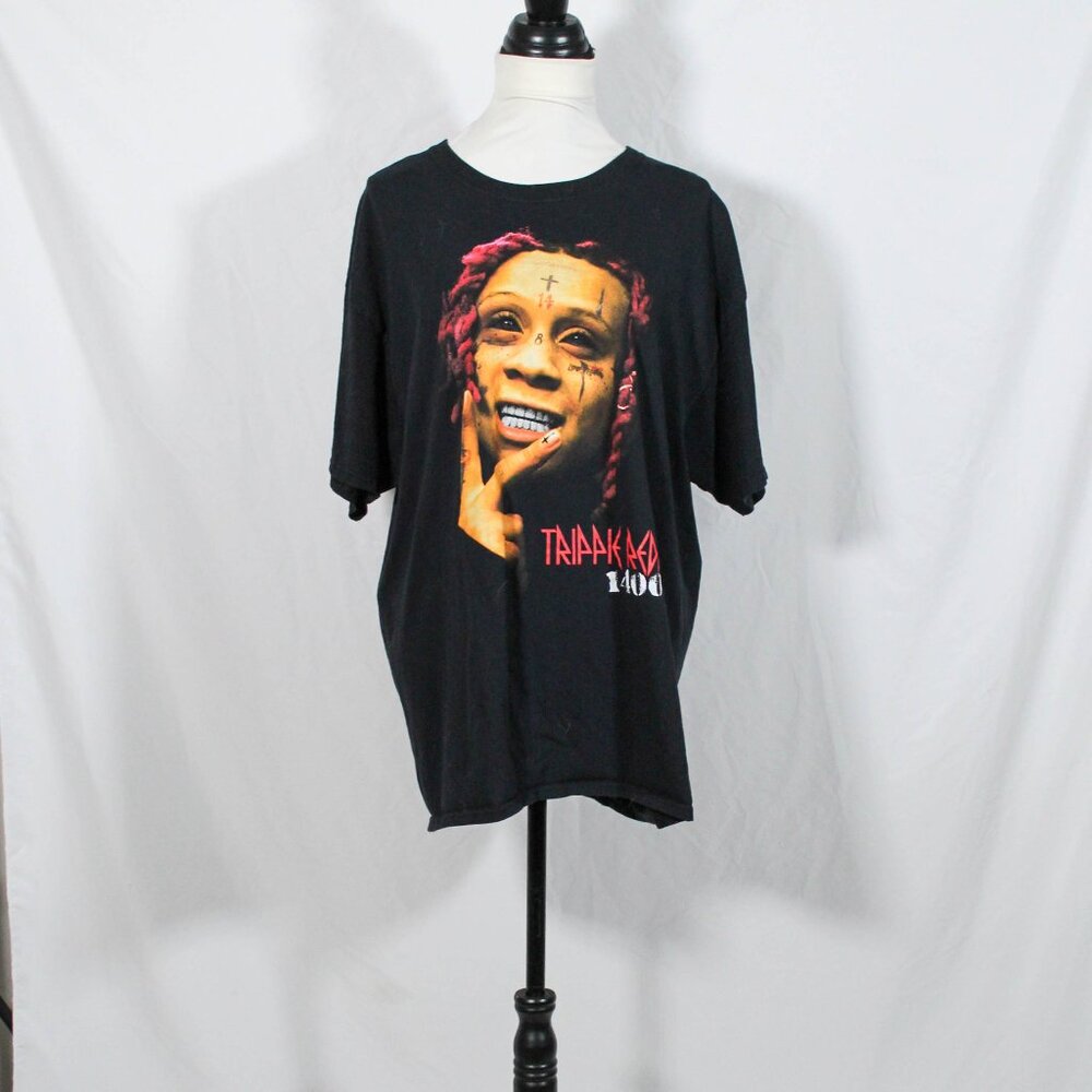 Trippie Redd 1400 Band Tee Black Rare Graphic Shirt Size XL